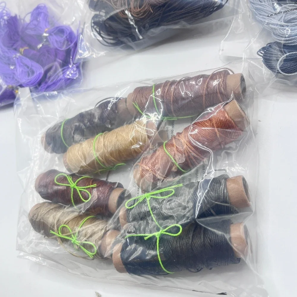 Multi-Color Waxed Thread Assortment for Leatherwork and Jewelry Making Bundle